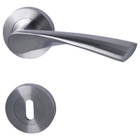 Alpertec BB-Rosettengarnitur Palma Edelstahl silber rund