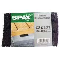 SPAX Terrassen Pads 100 x 100 x 8 mm