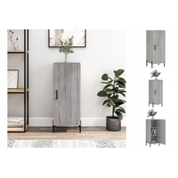 VidaXL Sideboard Grau Sonoma 34,5x34x90 cm Holzwerkstoff