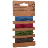Glorex  Gummibänder 4 x 3 m Ø 1 mm