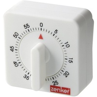 EHS Kurzzeitwecker Patsy in Weiß, analog