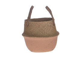 Dijk Natural Dijk Korb natur/rosa, 32 x 29 cm