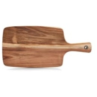 Zeller Schneidebrett mit Griff, Akazie, (LBH 41.80x19.50x1.20 cm