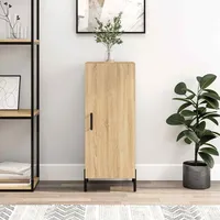 VidaXL Sideboard Sonoma-Eiche 34,5x34x90 cm Holzwerkstoff
