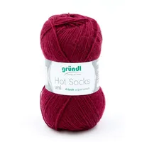 Gründl Grundl Hot Socks 50g FA.19 dunkelrot