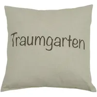 GO-DE Sprüchekissen 38 X 38 X 12 Cm, Anthrazit