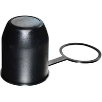 LAS Kugelkupplungs-Schutzkappe PVC mit Schlaufe Schwarz