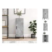 VidaXL Sideboard Betongrau 34,5x34x90 cm Holzwerkstoff
