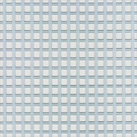 Alfer Quadratlochblech 250 x 500 mm Aluminium eloxiert silber