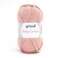 Gründl Wolle Baby Cotton 50 G Pfirsich Handarbeit -