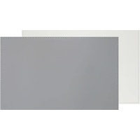 Freeform Duo Platzset rechteckig, grau/weiß