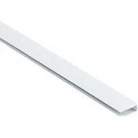 Videx U-Profil für Sichtschutzmatte Rügen, eckig aluminiumfarben 150 cm