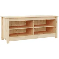 VidaXL Schuhbank 110x38x45,5 cm Massivholz Kiefer