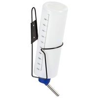 Kerbl Trinkflasche mit Halter aus Metall, 500 ml