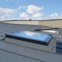 Fakro DXF DU6 100x100 Flachdach-Fenster festverglast, VSG Niedrigenergie