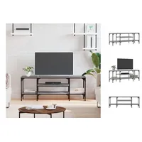 VidaXL TV-Schrank Grau Sonoma 121x35x45 cm Holzwerkstoff & Eisen