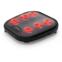 SNAILAX Shiatsu Fußmassagegerät mit Wärmefunktion, Fußwärmer mit 18 Knetmassageköpfen,