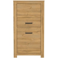 Forte Havanna Kommode mit 2 Türen, Holzwerkstoff, Alteiche, 77