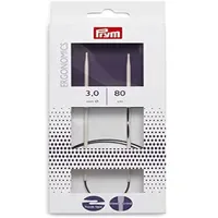 Prym Rundstricknadeln Ergonomics 80 cm 3,00 mm, Alabasterweiß