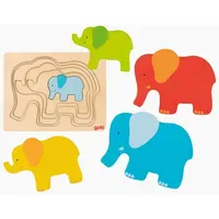 GoKi Schichtenpuzzle Elefant (57450)