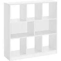 VASAGLE Bücherregal weiß 97,5 x 30,0 x 100,0 cm