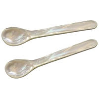 Edzard 2er Set Eierlöffel (Länge 11 cm) aus echtem