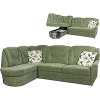 Roller Ecksofa - creme - mit Funktionen - Recamiere