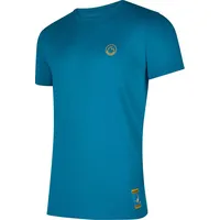 La Sportiva Climbing On The Moon Kurzarm-t-shirt - Turchese