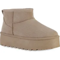 VAN HILL Plateau Boots in Khaki