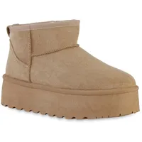 VAN HILL Plateau Boots in Khaki