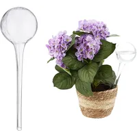 Relaxdays Bewässerungskugel 2er Set, dosierte Pflanzen Bewässerung, Blumentopf, Gießhilfe