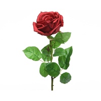 MARELIDA Rose am Stiel Kunstblume Rosenblüte künstliche Blume Real