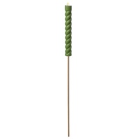 MARELIDA LED Solar Stabkerze Twist grün 106cm Fackel gedreht