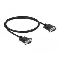 DeLock - Kabel seriell RS-232, Stecker/Stecker, 1 m