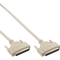 InLine Serielles Kabel 37pol Stecker / Stecker, vergossen, 1:1