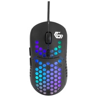 Gembird MUSG-RAGNAR-RX400, Beidhändig, USB Typ-A, 10000 DPI, Schwarz mit