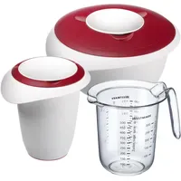 Westmark Back-Set, 3-tlg.: Rührschüssel 2,5 l, + Quirltopf +
