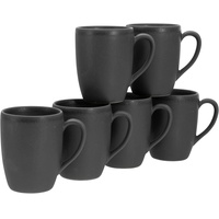 CreaTable Kaffeetasse 0,3 l Schwarz 6 St.