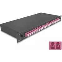 DeLock 19′′ LWL Spleißbox 24 x LC Duplex OM4