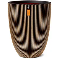 Capi Europe Capi Vase Groove Elegant 34x46 cm Schwarz