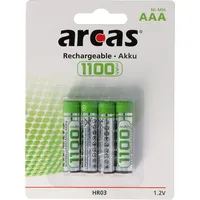 Arcas Micro AAA Akku 4er Pack 1100mAh