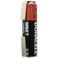 Duracell MN27 Batterie 12 Volt Spannung, mit Lötfahnen in