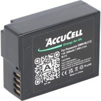 AccuCell Akku passend für Panasonic DMW-BLC12, DMW-BLC12E, DMC-GH2