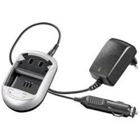 AccuCell Schnell-Ladegerät passend für Samsung SLB-0837, Digimax. L50
