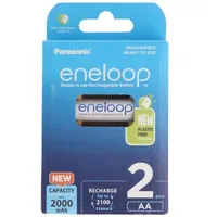 Panasonic eneloop Standard Akku AA 2er-Blister BK-3MCCE/2B und 1x