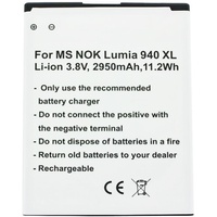 AccuCell Akku passend für Microsoft Lumia 950 XL, Lumia