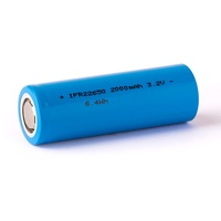 Cottcell IFR22650 3,2Volt bis 3,3 Volt 2000mAh LiFePO4 Lithium-Eisenphosphat