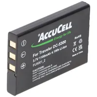 AccuCell Akku für Casio NP-30, Sony NP-30DBA, LI-20B