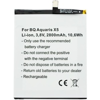 AccuCell Akku passend für BQ Aquaris X5 Akku 2900