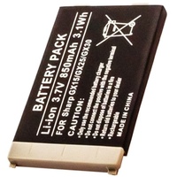 AccuCell Akku passend für Sharp GX15, GX25, GX30, GX30i,